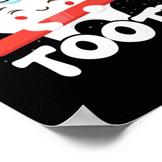 Ich habe mein erstes Niedliches Baby Tooth-Geschen Poster (Ecke)