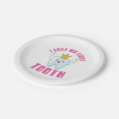 Ich habe mein erstes Zelt-Zelt-out-Kindergeschenk  Pappteller (Schrägansicht)