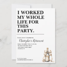 Ich habe mein ganzes Leben für dieses Party gearbe