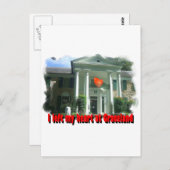 Ich habe mein Herz in Graceland Links Postkarte (Vorne/Hinten)