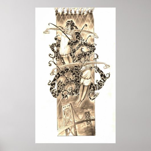 Ich habe mein Herz in San Francisco links Poster (Vorne)