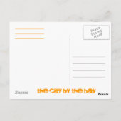 Ich habe mein Herz in San Francisco links Postkarte (Rückseite)