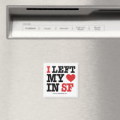 Ich habe mein Herz Links Magnet (In Situ (Geschirrspüler))