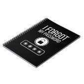 Ich habe mein Kennwort vergessen Notizblock (Linke Seite)