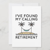 Ich habe mein Ruhestand gefunden Dankeskarte (Vorderseite)