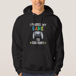 Ich habe mein Spiel auf Ei-Jagd Ostern Funny Gamer Hoodie