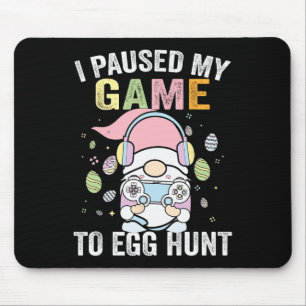 Ich habe mein Spiel auf Ei Jagd Ostern Gnome Gamer Mousepad