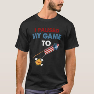 Ich habe mein Spiel auf Knall gehalten - 4. Juli l T-Shirt