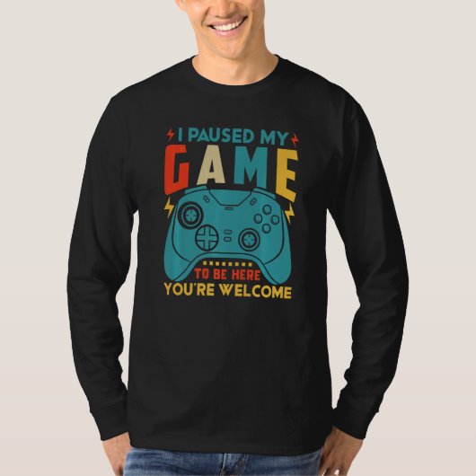 ICH HABE MEIN SPIEL FÜR DAS Video-Gamer-Gaming HIE T-Shirt (Vorderseite)