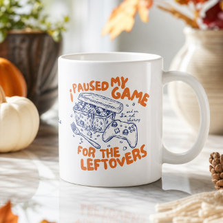 Ich habe mein Spiel für die Reste angehalten Benut Kaffeetasse