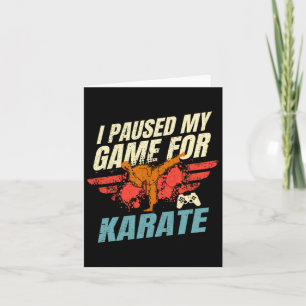 Ich habe mein Spiel für Karate Video Gaming Gesche Karte