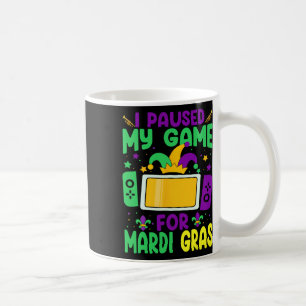 Ich habe mein Spiel für Mardi Gras Video Gamer Men Kaffeetasse