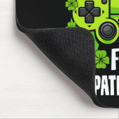 Ich habe mein Spiel für St Patricks Day Video Game Mousepad (Ecke)
