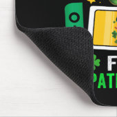Ich habe mein Spiel für St Patricks Day Video Game Mousepad (Ecke)