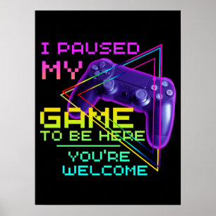ICH HABE MEIN SPIEL GEFANGEN, HIER ZU SEIN, DASS S POSTER