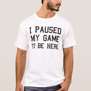 Ich habe mein Spiel hier gehalten - Funny Video Ga T-Shirt