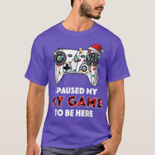 Ich habe mein Spiel Karierten Videospiel Weihnacht T-Shirt