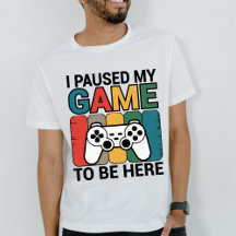 Ich habe mein Spiel pausiert, um hier zu sein