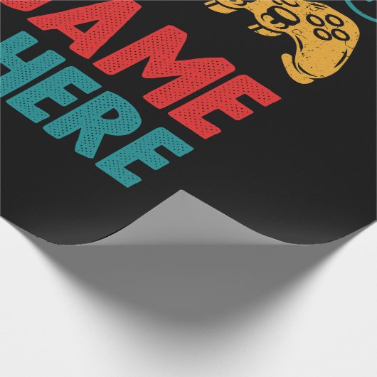 Ich habe mein Spiel unterbrochen, um hier zu sein  Geschenkpapier (Ecke)