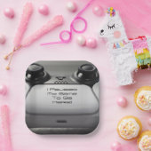 "Ich habe mein Spiel unterbrochen, um hier zu sein Pappteller (Party)