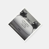 "Ich habe mein Spiel unterbrochen, um hier zu sein Serviette (Ecke)