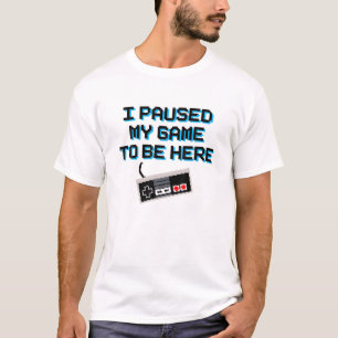 ICH HABE MEIN SPIEL ZU HIER GEBRACHT - Retro 8-Bit T-Shirt