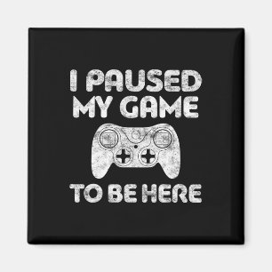 Ich habe mein Spiel zum Videospiel-Shirt 1 gehalte Magnet