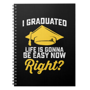 Ich habe mein Studium abgeschlossen und werde jetz Notizblock