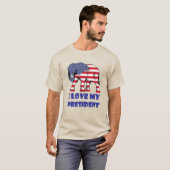 Ich habe meine amerikanische Präsidentin Liebe T-Shirt (Vorne ganz)