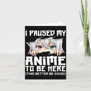 Ich habe meine Anime-Serie pausiert, um hier zu se Karte
