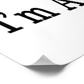 Ich habe meine Arbeit Liebe, weil ich Anwalt bin Poster (Ecke)