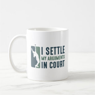 Ich habe meine Argumente vor Gericht entschieden Kaffeetasse