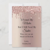 Ich habe meine Brautparty-Vorschlagskarten gefunde Einladung (Vorderseite)