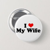Ich habe meine Ehefrau gehört Button (Vorne & Hinten)