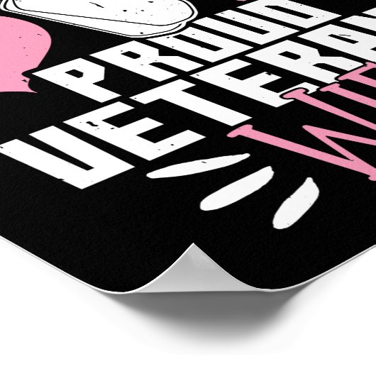 Ich habe meine Ehefrau von Helden Veteranen Verhei Poster (Ecke)