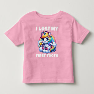 Ich habe meine erste Zelt-Unicorn-Zahnseilmühle ve Kleinkind T-shirt