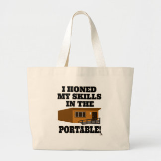 Ich habe meine Fähigkeiten im Motto Portable Schoo Jumbo Stoffbeutel