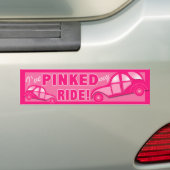 Ich habe meine FAHRT für Fahrer liebevolles ROSA Autoaufkleber (Auf Auto)