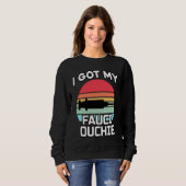 Ich habe meine Fauci Ouchie   Dr Fauci  Pro Impfun Sweatshirt (Vorne ganz)