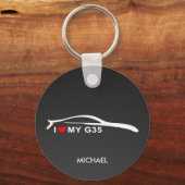 Ich habe meine G35-Liebe Schlüsselanhänger (Vorderseite)