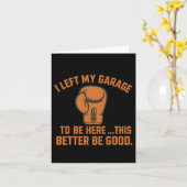 Ich habe meine Garage Verlassen, hier zu sein, um Karte (Gelbe Blume)