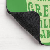 Ich habe meine grünen Milchshake-T - Shirt Gewollt Mousepad (Ecke)