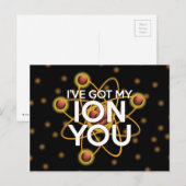 ICH HABE MEINE ION GOT, DASS IHR Wissenschaftswitz Postkarte (Vorne/Hinten)