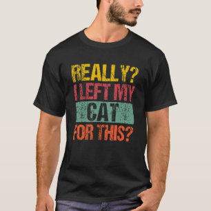 Ich habe meine Katze für diese Vintage Katze Links T-Shirt