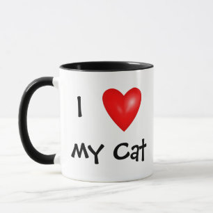Ich habe meine Katze gehört Tasse