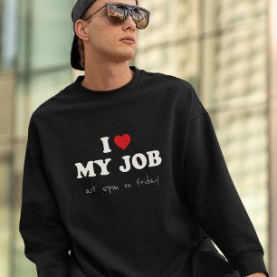Ich habe meine Liebe um 17.00 Uhr am Freitag - Bü Sweatshirt
