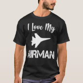Ich habe meine Liebe zum Fliegen gelernt T-Shirt (Vorderseite)