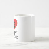 ICH HABE MEINE MALAMUTE HERZERNT KAFFEETASSE (Mittel)