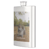 Ich habe meine Nut-Liebe Flachmann (Links)