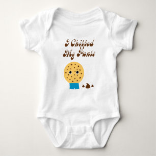 Ich habe meine Pants Schokolade Chip Keks geChippt Baby Strampler